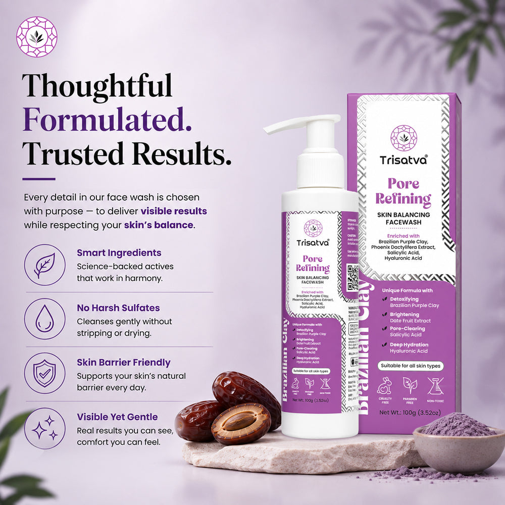 Pore Refining - Brazilian clay face wash