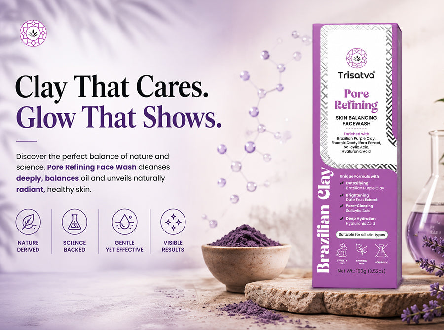 Pore Refining - Brazilian clay face wash