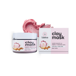 Trisatva French Rose Kaolin Clay Face Mask – Age-Defying & Pore-Refining Glow Mask