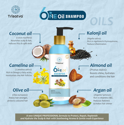 Trisatva 6-in-1 Oil Shampoo