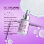 Trisatva India’s First Retinal Shot Serum (Advanced Retinol) with PDRN & Exosomes | Anti Aging Tightening Booster for Glowing Skin | Reduces Wrinkles & Fine Lines (30ml)