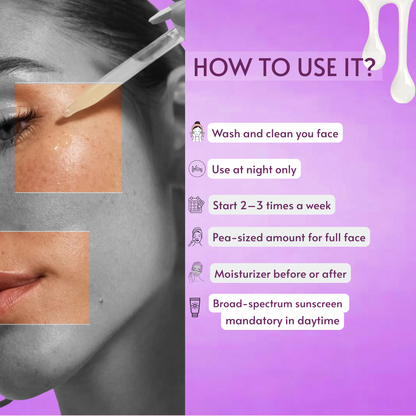 Trisatva India’s First Retinal Shot Serum (Advanced Retinol) with PDRN & Exosomes | Anti Aging Tightening Booster for Glowing Skin | Reduces Wrinkles & Fine Lines (30ml)