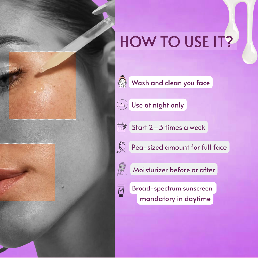 Trisatva India’s First Retinal Shot Serum (Advanced Retinol) with PDRN & Exosomes | Anti Aging Tightening Booster for Glowing Skin | Reduces Wrinkles & Fine Lines (30ml)