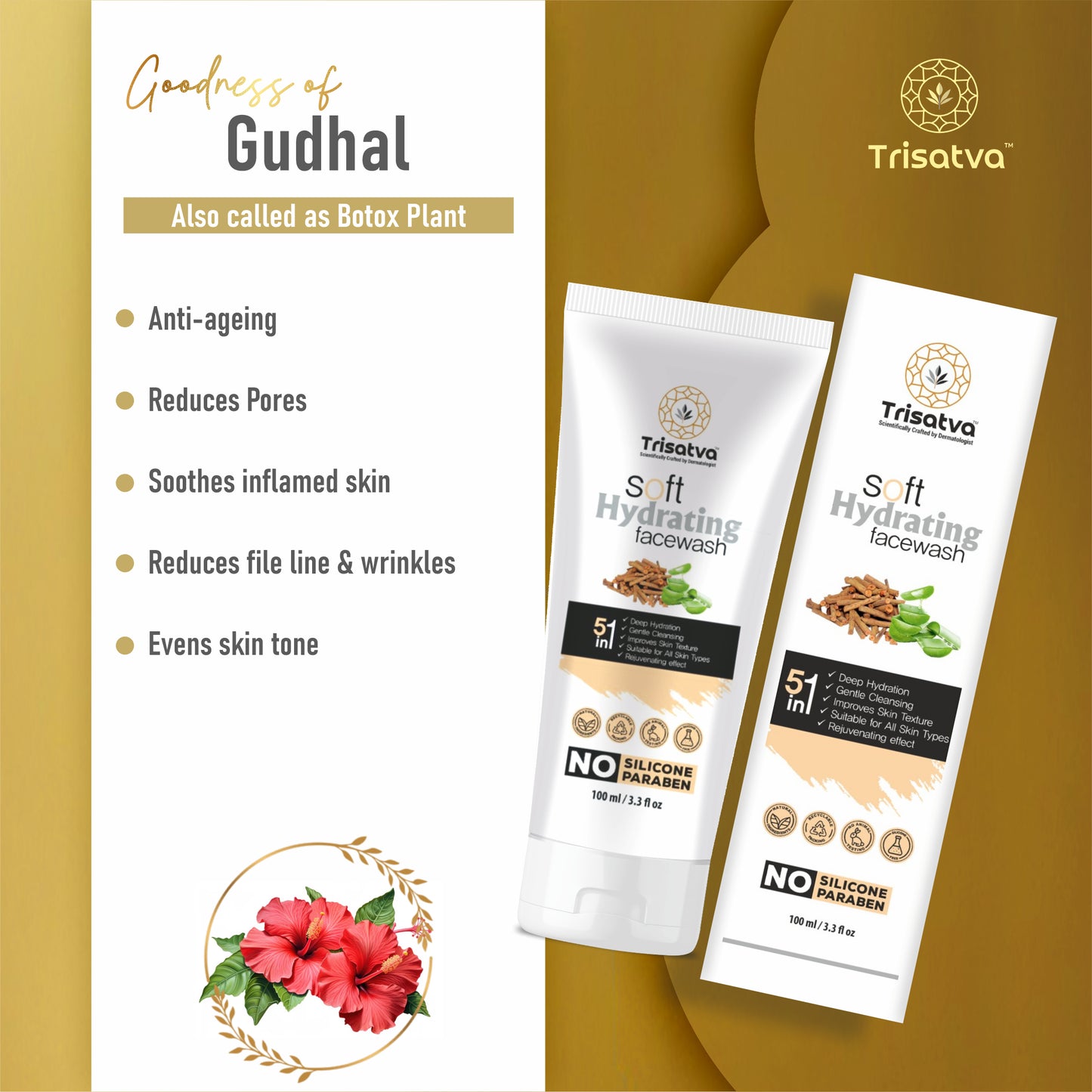 Trisatva Soft Hydrating Facewash