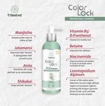 Trisatva Color Lock professional shampoo with natural ingredients for hair growth and nourishment