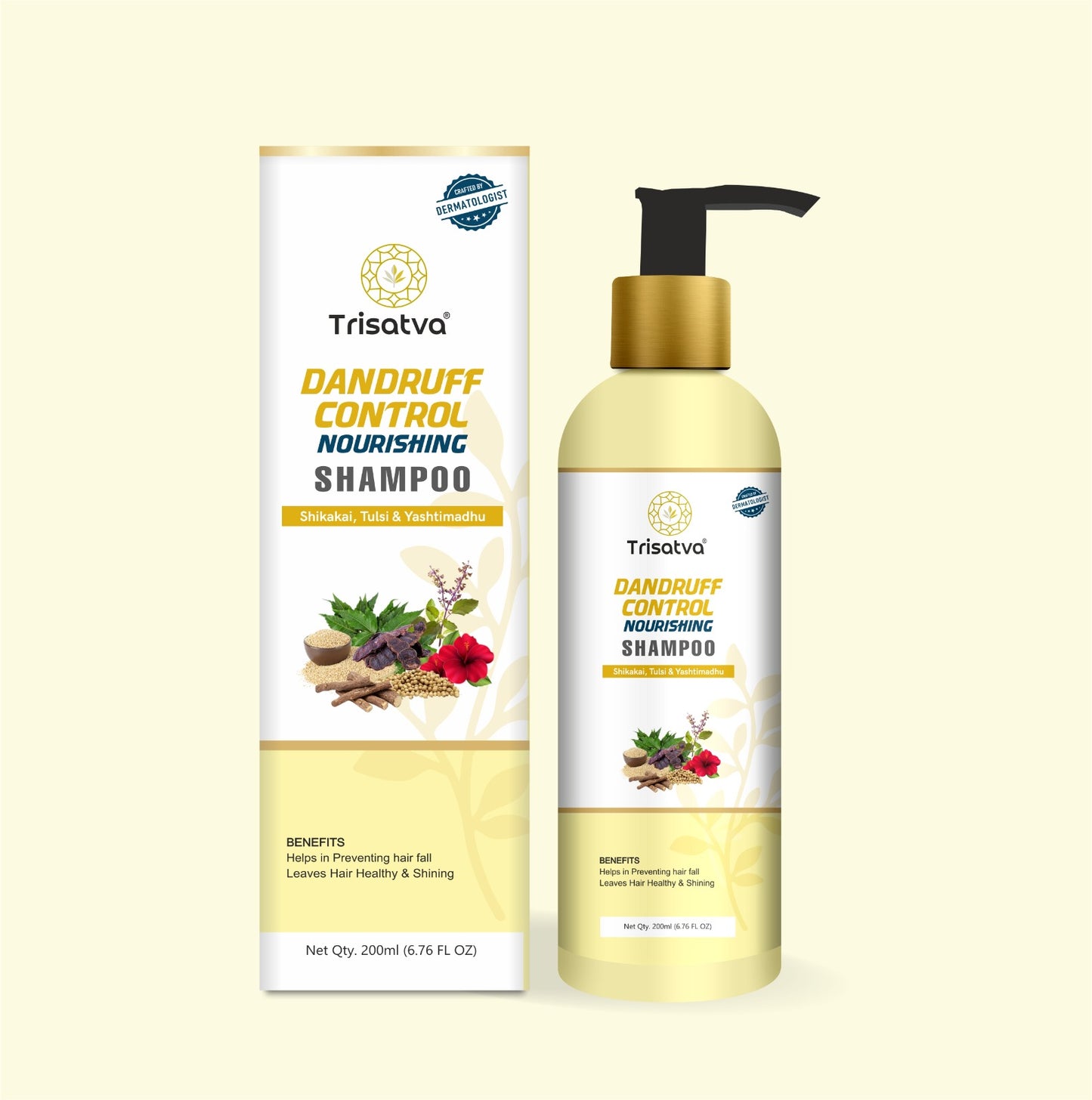 Trisatva Dandruff Control Nourishing Shampoo