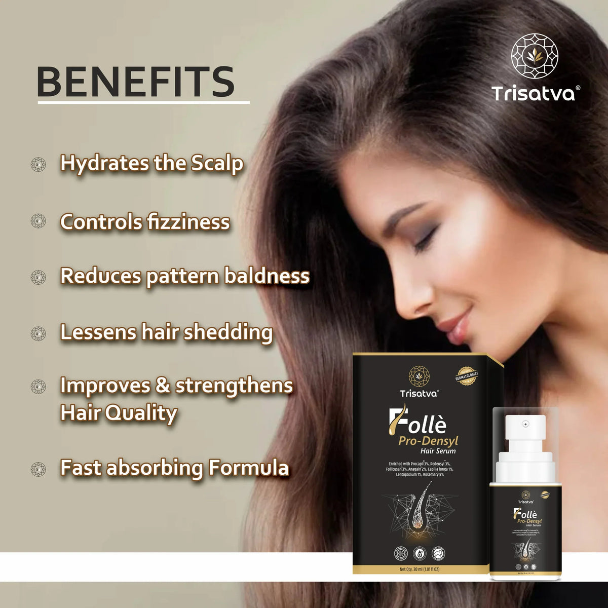 Trisatva Folle Pro-Densyl Hair Serum