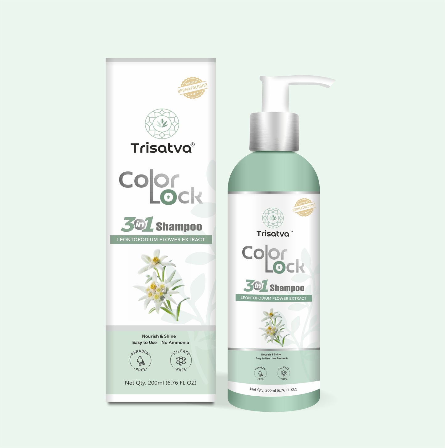 Trisatva Color Lock 3-in-1 Sulphate-Free Shampoo