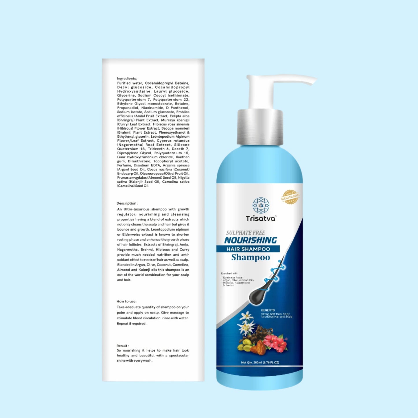 Trisatva Sulphate Free Nourishing Shampoo