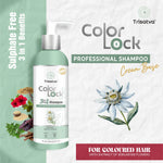 Trisatva Color Lock professional sulfate-free shampoo for coloured hair with Edelweiss flower extract