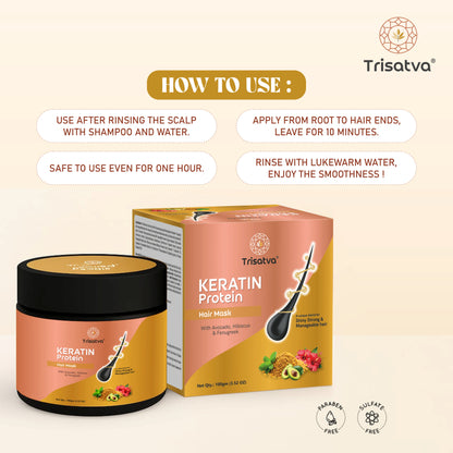Trisatva Keratin Protein Hair Mask